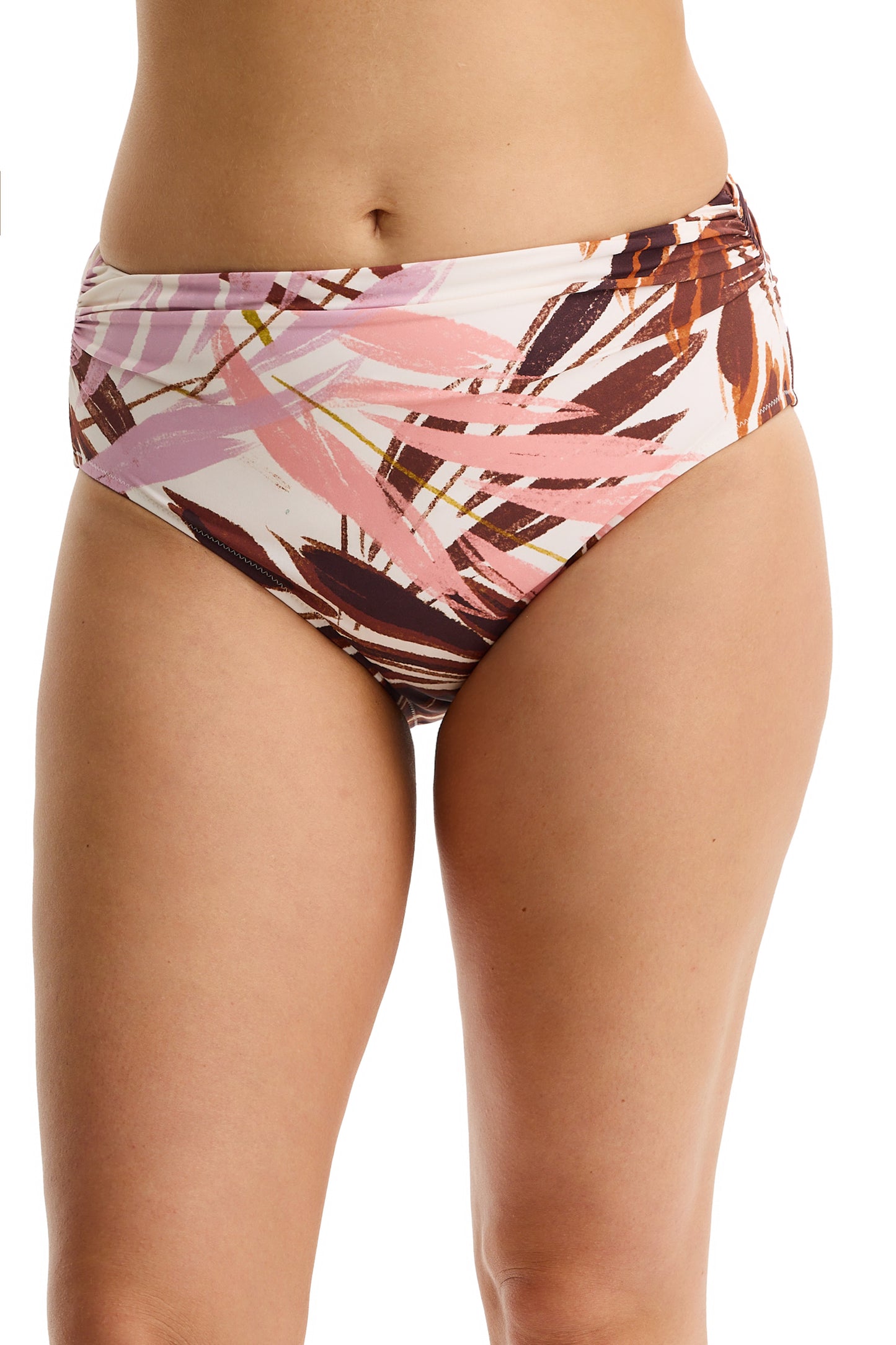 Pofile ISLAND BREEZE Bikini Bottom - Brown/Pink