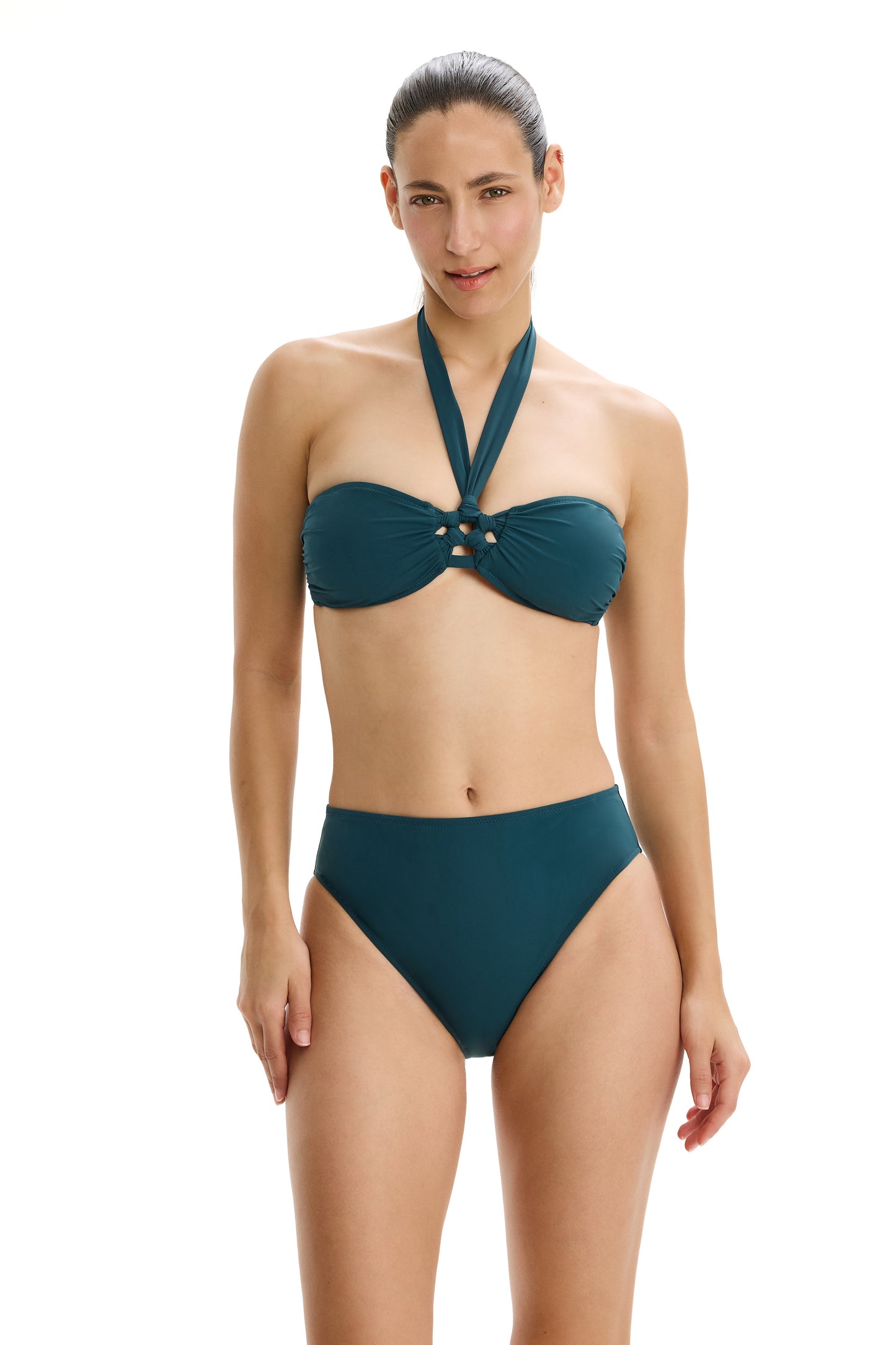 PROFILE by gottex CABERNET KISS Halter Neck Bikini Bra - Petrol