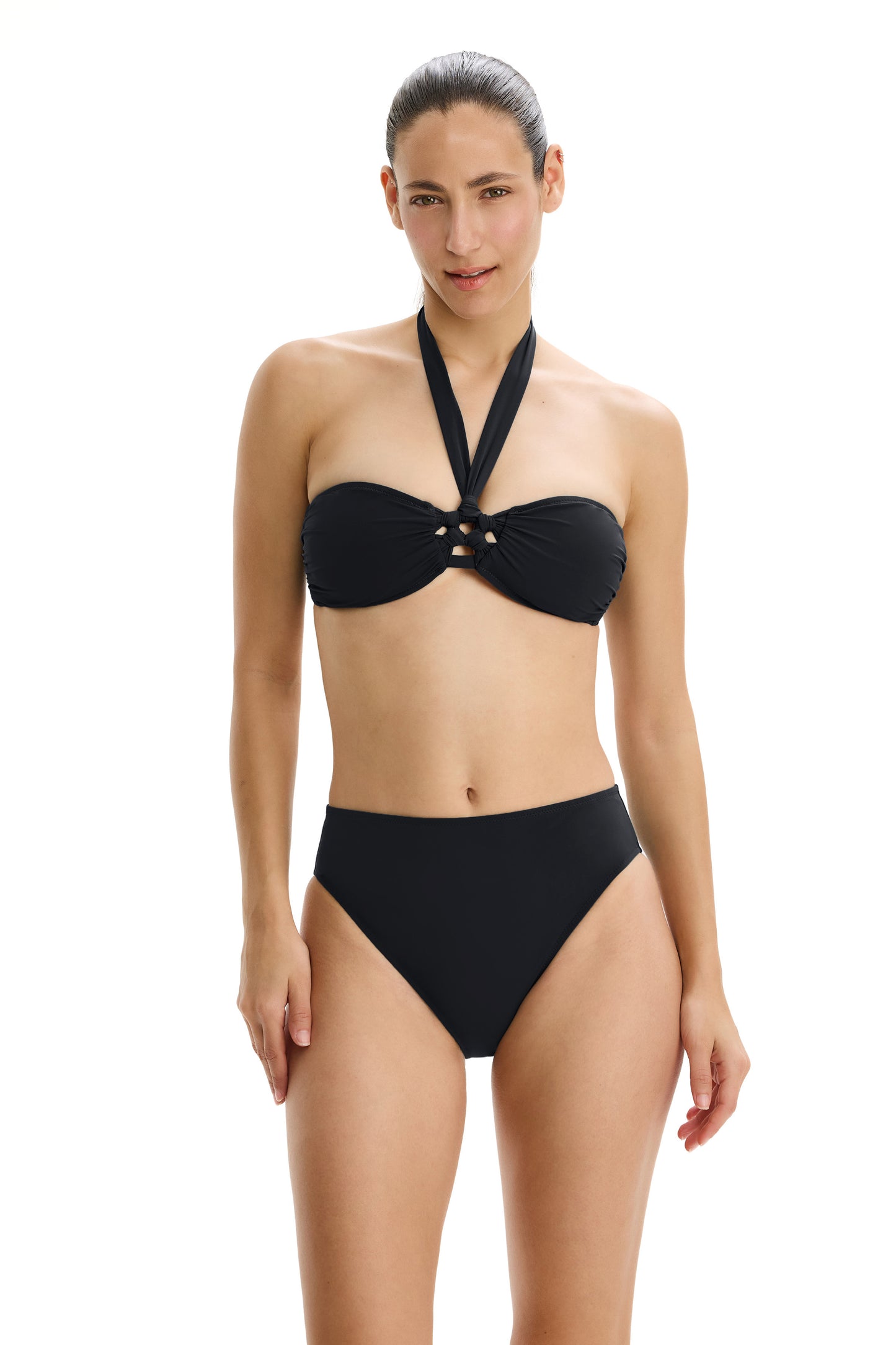 PROFILE by gottex CABERNET KISS Halter Neck Bikini Bra - Black