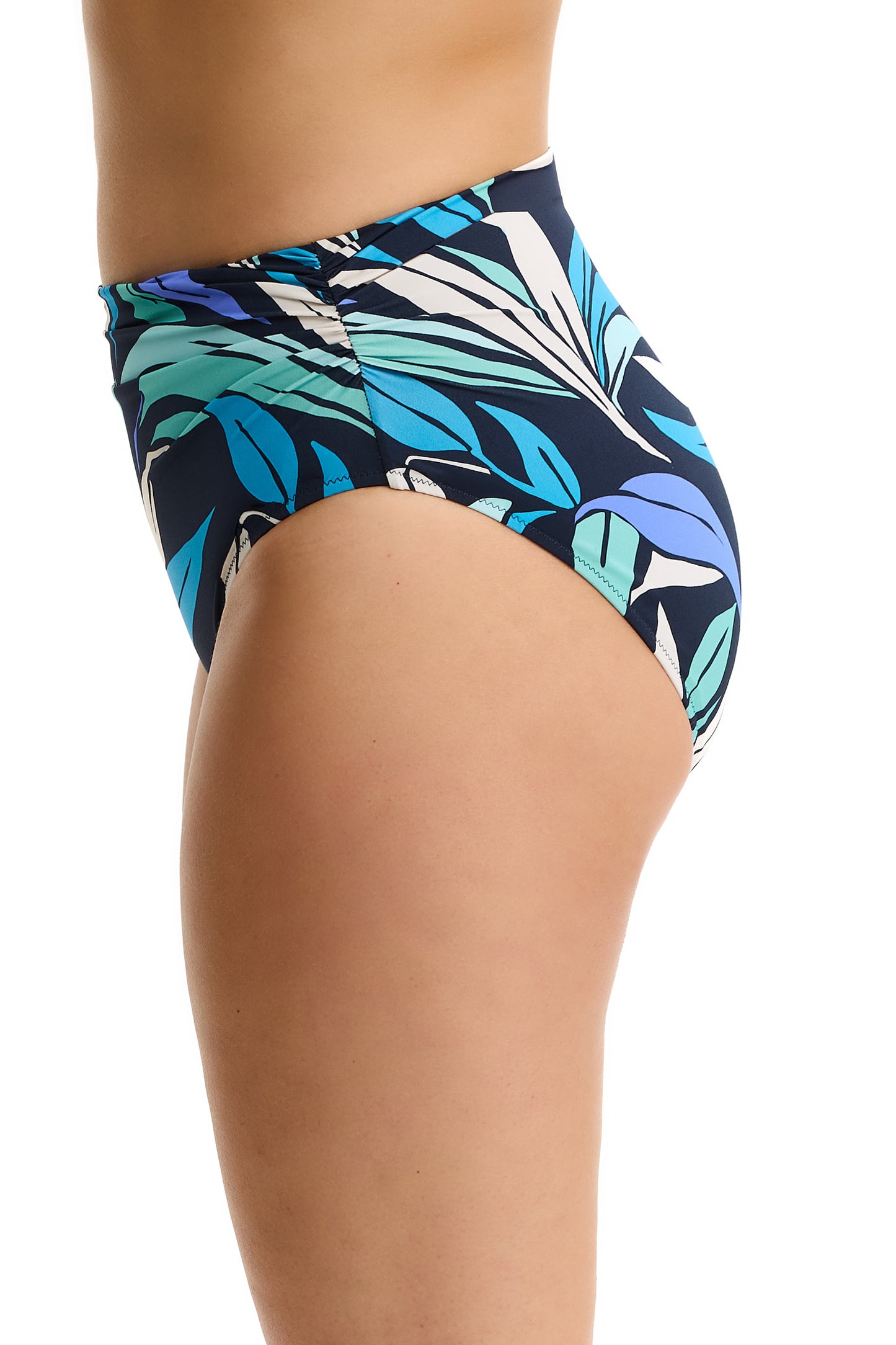 PROFILE by gottex PALM POETRY Bikini Bottom - Multi Blue