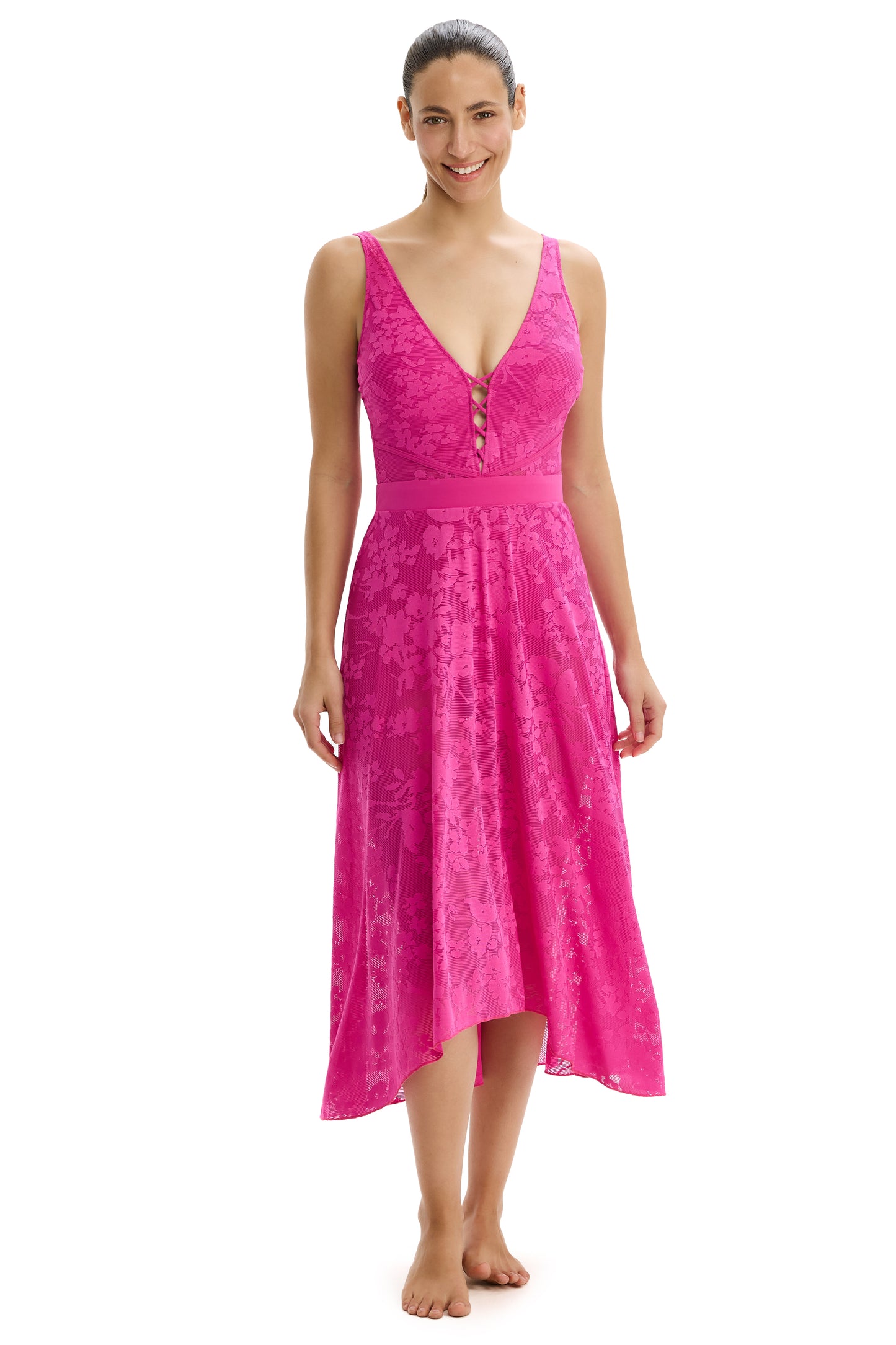 PROFILE by gottex CANTILLY LACE Maxi Skirt - Pink