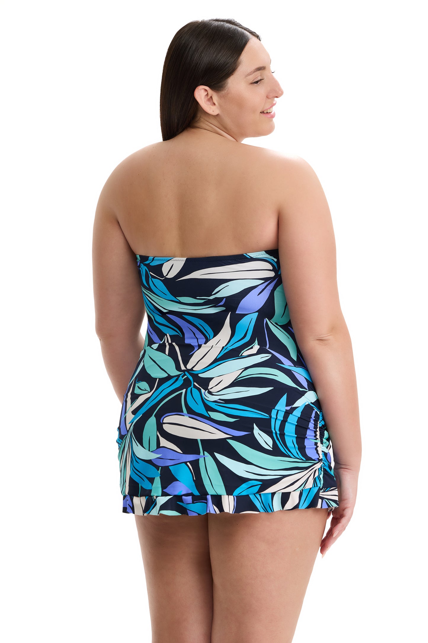 PROFILE by gottex PALM POETRY Bandeau One Piece - Multi bLUE